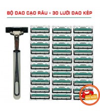 Dao cạo râu kèm 36 lưỡi kép cho nam giới